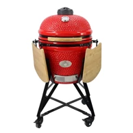 KAMADO Madness Midi 21" roštilj 53 cm - MAX SET, crveni